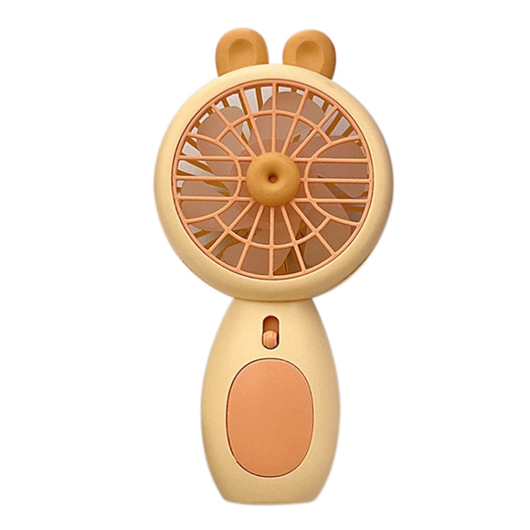 AP238 Outdoor Mini Portable Handheld USB Fan Night Light(Yellow) by buy2fix