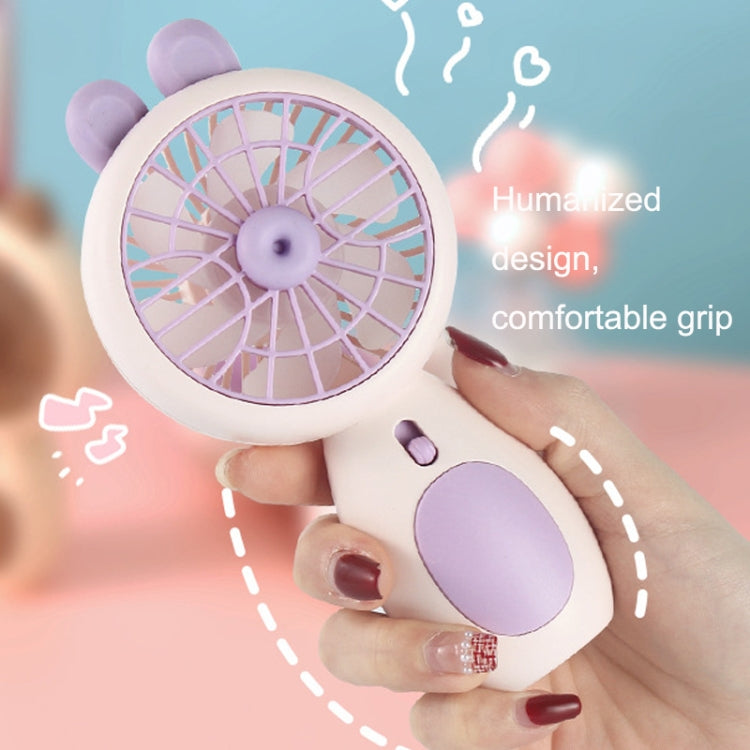 AP238 Outdoor Mini Portable Handheld USB Fan Night Light(Pink) by buy2fix