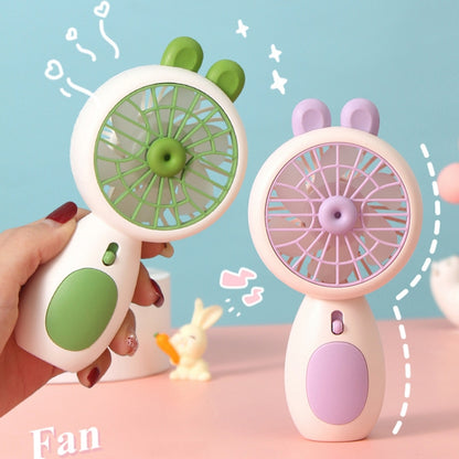 AP238 Outdoor Mini Portable Handheld USB Fan Night Light(Pink) by buy2fix