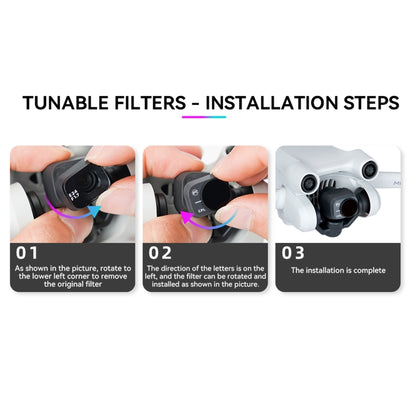 For DJI Mini 3 Pro RCSTQ PL Filters Drone Accessoires 6 In 1 UV+CPL+ND/PL 8/16/32/64 - Other by RCSTQ | Online Shopping UK | buy2fix