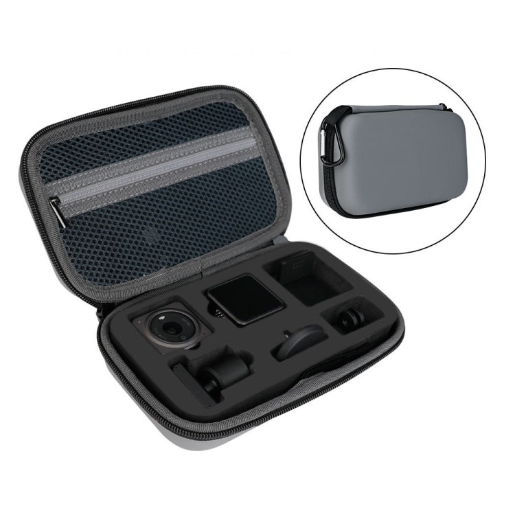 For DJI Action 2 RCSTQ Action Camera Hard Case Accessory Bag(Silver Gray) - Case & Bags by RCSTQ | Online Shopping UK | buy2fix