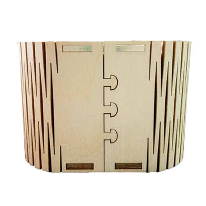 BT813X Solid Wood Ambient Light Wireless Bluetooth Speaker Home Night Light Wood Carving Pattern Audio(Wood Color) by buy2fix