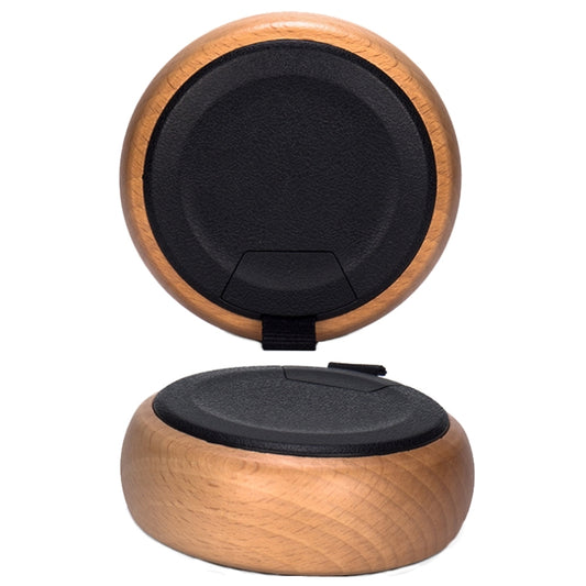 BT810 Small Outdoor Portable Wooden Bluetooth Speaker Support TF Card & 3.5mm AUX(Black) by buy2fix