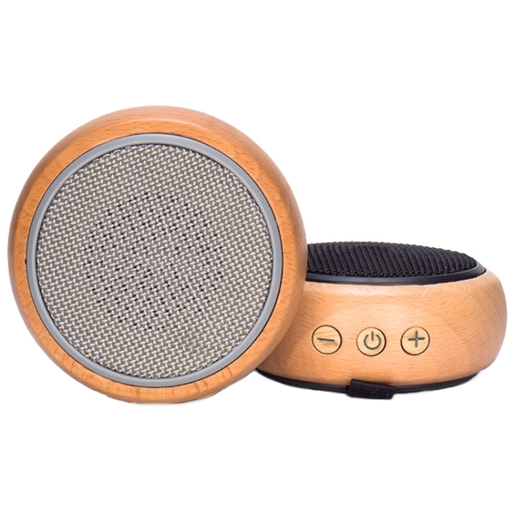 BT810 Small Outdoor Portable Wooden Bluetooth Speaker Support TF Card & 3.5mm AUX(Silver Gray) by buy2fix