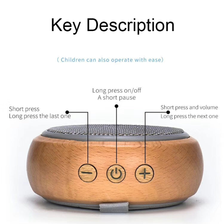 BT810 Small Outdoor Portable Wooden Bluetooth Speaker Support TF Card & 3.5mm AUX(Silver Gray) by buy2fix