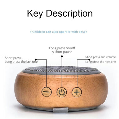 BT810 Small Outdoor Portable Wooden Bluetooth Speaker Support TF Card & 3.5mm AUX(Silver Gray) by buy2fix