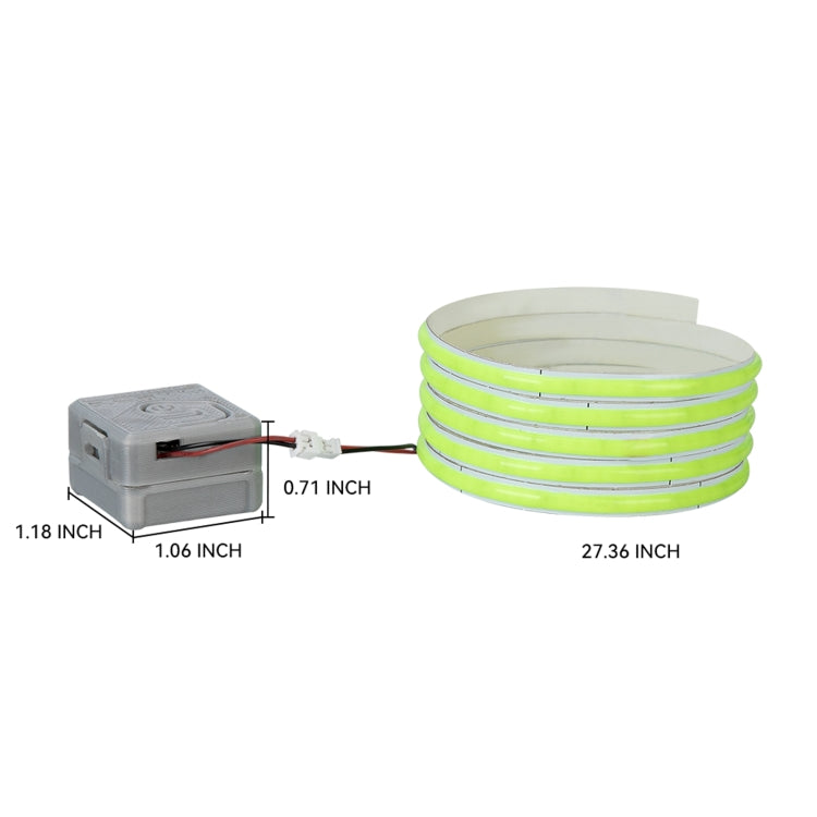 For DJI Avata RCSTQ Light-emitting Light Strip Night Flight Warning Light Strip(Blue) - Other by RCSTQ | Online Shopping UK | buy2fix