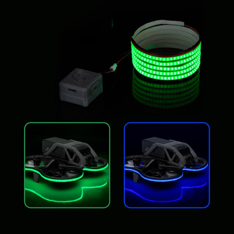 For DJI Avata RCSTQ Light-emitting Light Strip Night Flight Warning Light Strip(Blue) - Other by RCSTQ | Online Shopping UK | buy2fix