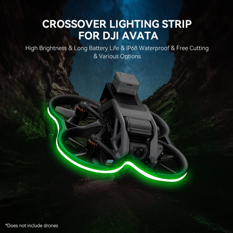 For DJI Avata RCSTQ Light-emitting Light Strip Night Flight Warning Light Strip(Blue) - Other by RCSTQ | Online Shopping UK | buy2fix