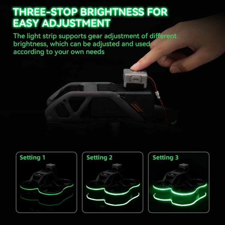 For DJI Avata RCSTQ Light-emitting Light Strip Night Flight Warning Light Strip(Blue) - Other by RCSTQ | Online Shopping UK | buy2fix