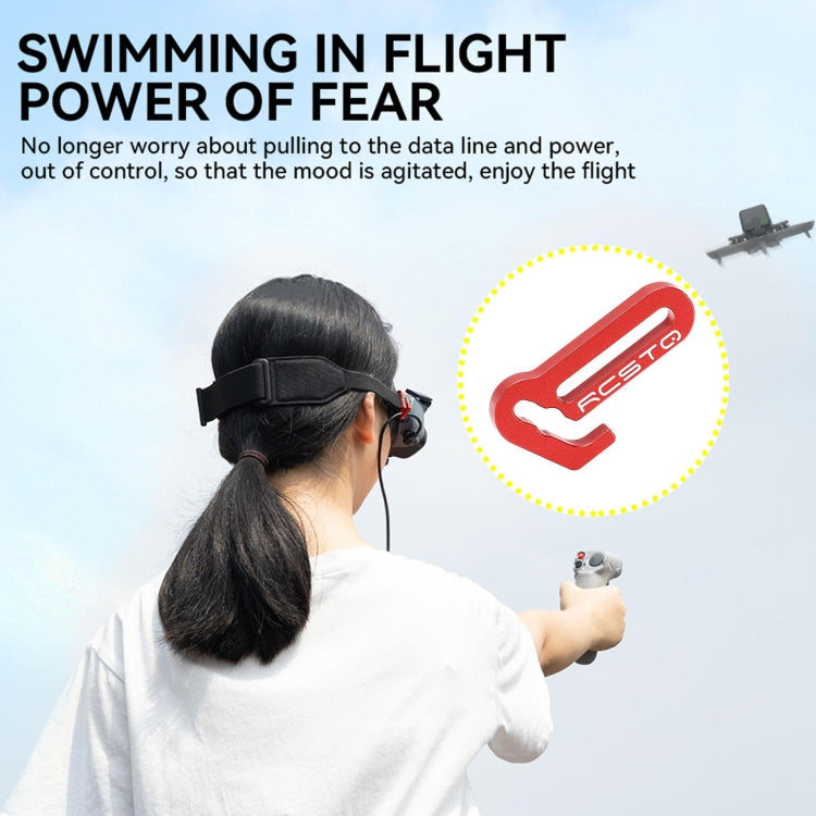 For DJI AVATA Goggles 2 RCSTQ Aluminum Alloy Anti-falling Wire Fixing Parts - Other by RCSTQ | Online Shopping UK | buy2fix
