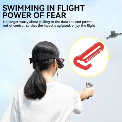 For DJI AVATA Goggles 2 RCSTQ Aluminum Alloy Anti-falling Wire Fixing Parts - Other by RCSTQ | Online Shopping UK | buy2fix
