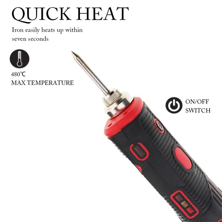 USB Rechargeable Portable Wireless Soldering Iron Kit by buy2fix