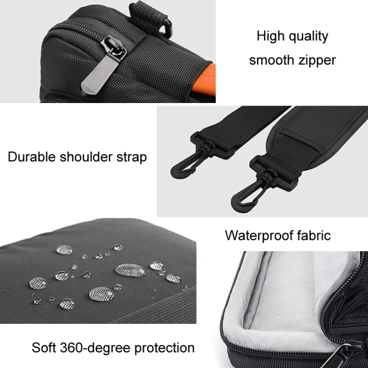 Computer Messenger Shoulder Bag Laptop Sleeve Bag, Size: 13.3-14 inch(Black) by buy2fix