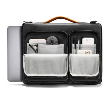 Computer Messenger Shoulder Bag Laptop Sleeve Bag, Size: 13.3-14 inch(Black) by buy2fix