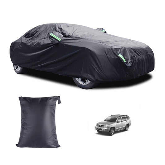 190T Silver Coated Cloth Car Rain Sun Protection Car Cover with Reflective Strip, Size: Y-XL by buy2fix