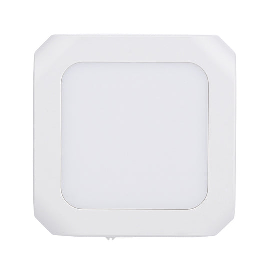 0.6W Stepless Dimming Induction Night Light Square Light Guide Plate Baby Night Light(EU PLug)