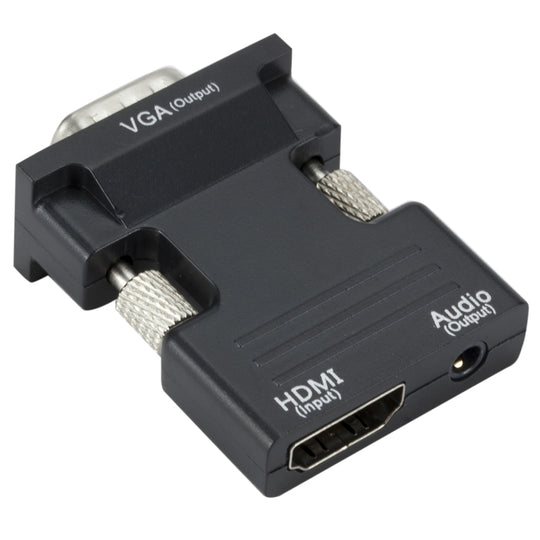 Adaptateur HDMI pour projecteur HDMI vers VGA avec câble audio convertisseur HD pour ordinateur