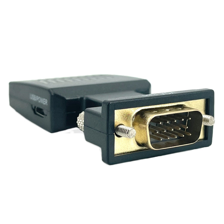 VGA to HDMI Projector HDMI Adapter With Audio Cable Computer HD Converter by buy2fix