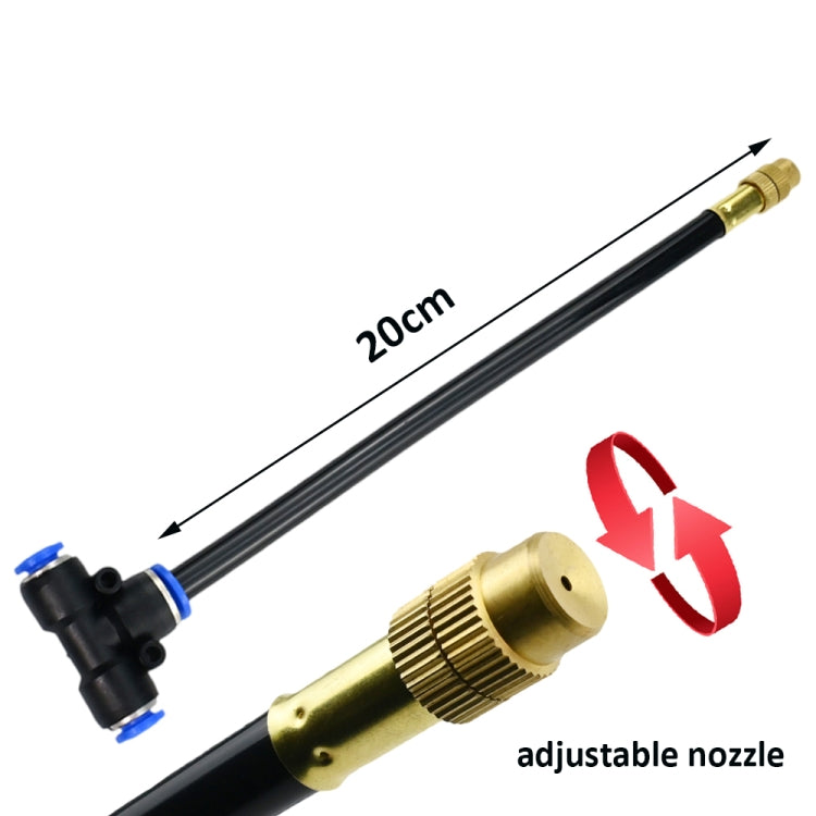 15m Kit Brass Misting Nozzles Bend Arbitrarily Atomized Sprayer Garden Irrigation - Watering & Irrigation by buy2fix | Online Shopping UK | buy2fix