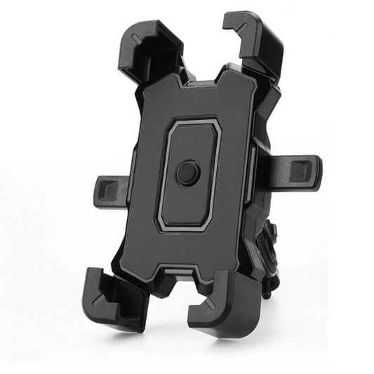 Electric Bike Motorcycle Bicycle Riding Shockproof Navigation Bracket, Color: Black For Handlebar by buy2fix