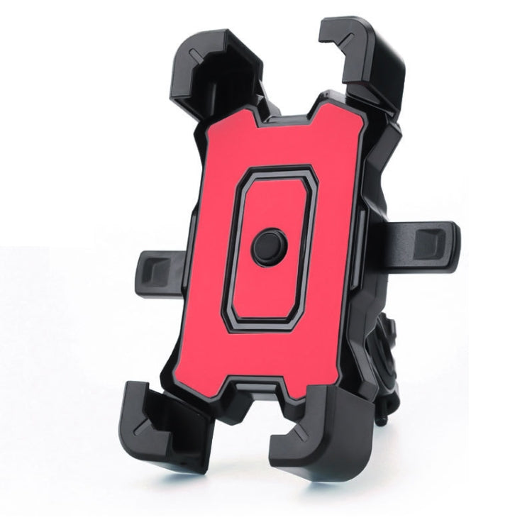 Electric Bike Motorcycle Bicycle Riding Shockproof Navigation Bracket, Color: Red For Handlebar by buy2fix