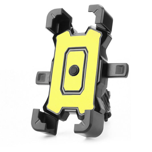 Electric Bike Motorcycle Bicycle Riding Shockproof Navigation Bracket, Color: Yellow For Handlebar by buy2fix
