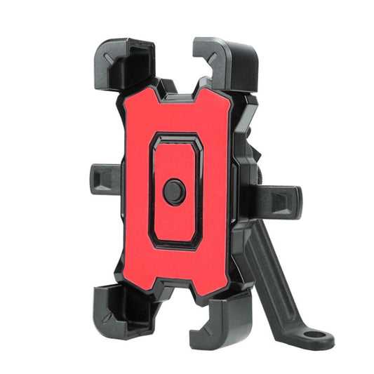 Electric Bike Motorcycle Bicycle Riding Shockproof Navigation Bracket, Color: Red For Rearview Mirror by buy2fix