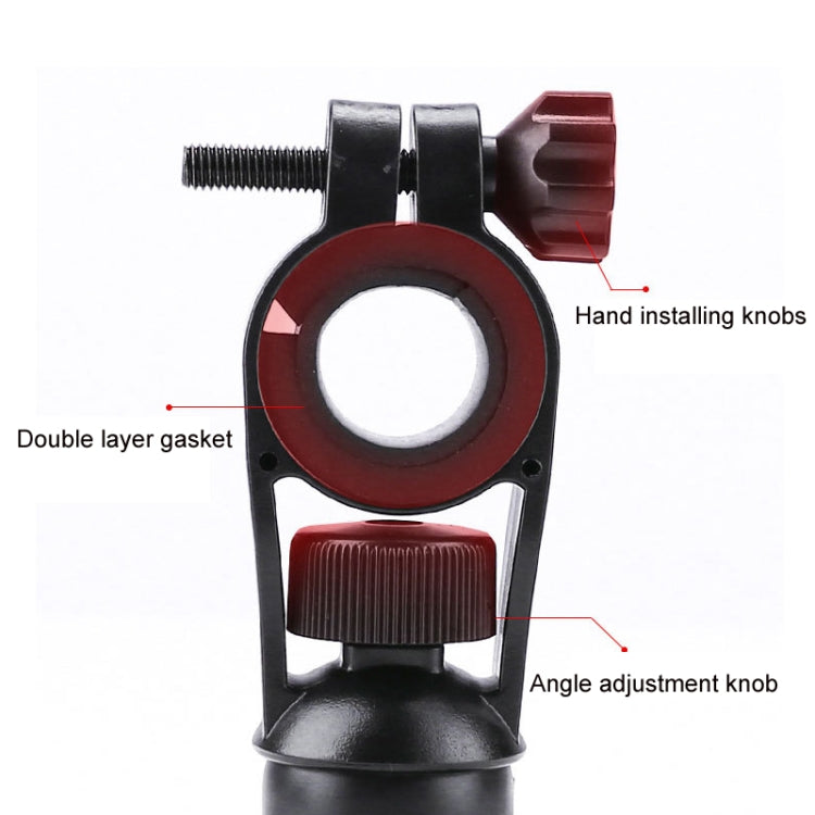 Electric Bike Motorcycle Bicycle Riding Shockproof Navigation Bracket, Color: Red For Handlebar by buy2fix