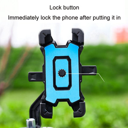 Electric Bike Motorcycle Bicycle Riding Shockproof Navigation Bracket, Color: Yellow For Handlebar by buy2fix