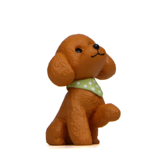 Warm Color Teddy Series Beckoning Figure Gardening Decoration Car Ornaments(Light Coffee) by buy2fix