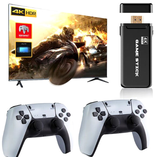 M8 Pro Y3Lite U8 Plus For PS1 2.4G Wireless HDMI HD 4K Dual Game Console 64G 15000+ Games - Pocket Console by ANBERNIC | Online Shopping UK | buy2fix