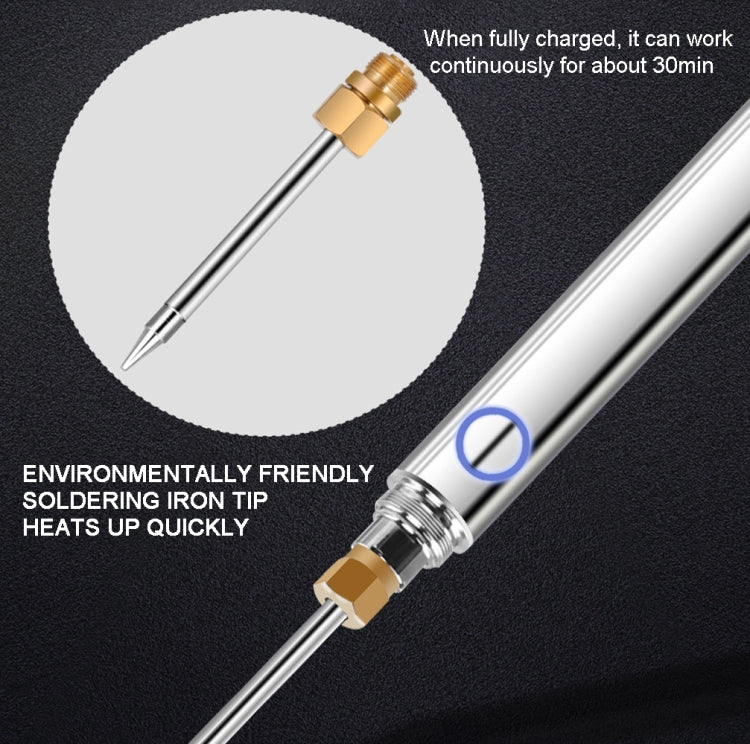 5V 15W Rechargeable Wireless Soldering Iron DIY Mini Soldering Pen by buy2fix