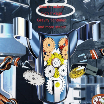 Air Outlet Triangular Gravity Sensor Car Mobile Phone Holder, Color: Golden Olecranon Clip by buy2fix