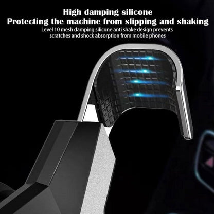 Gravity Navigation Car Air Outlet Triangular Mobile Phone Holder(Silver) by buy2fix