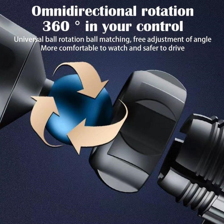 Gravity Navigation Car Air Outlet Triangular Mobile Phone Holder(Silver) by buy2fix