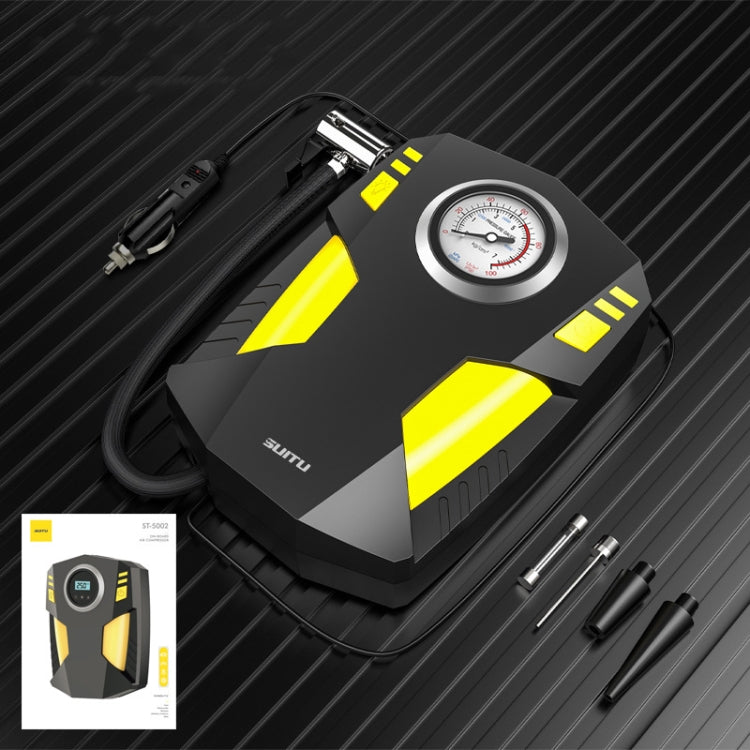 SUITU  ST-5002 DC 12V Car Air Compressor Tire Inflator 150 PSI Auto Air Pump Pointer Model - Inflatable Pump by SUITU | Online Shopping UK | buy2fix