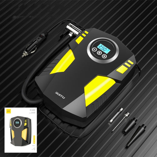 SUITU  ST-5002 DC 12V Car Air Compressor Tire Inflator 150 PSI Auto Air Pump Digital Display Model - Inflatable Pump by SUITU | Online Shopping UK | buy2fix