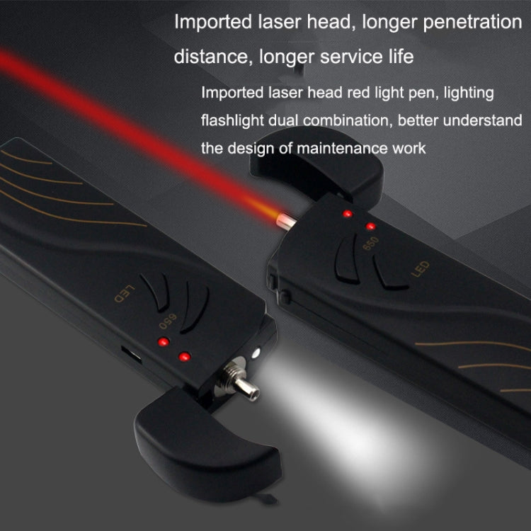 TL-B3-L15 10KM-15KM Mini Rechargeable Fiber Optical Red Light Sources Test Pen Clamshell Light Pen by buy2fix