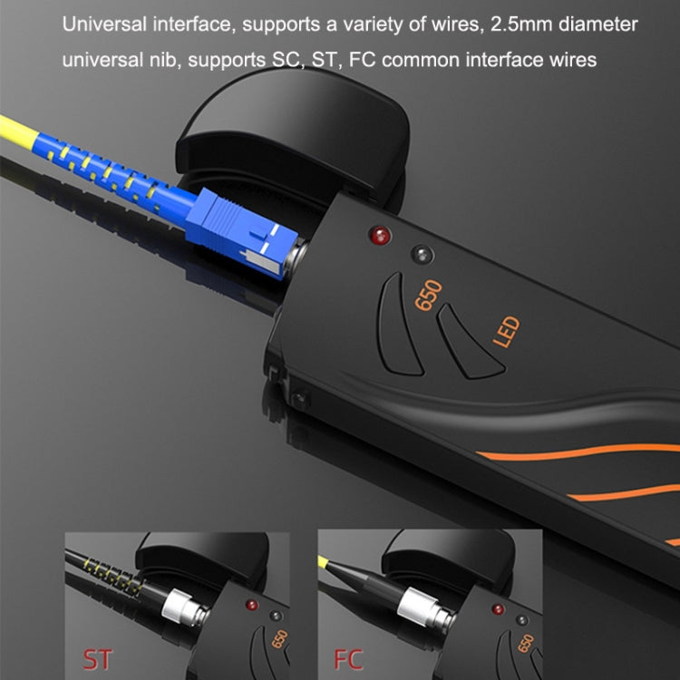 TL-B3-L15 10KM-15KM Mini Rechargeable Fiber Optical Red Light Sources Test Pen Clamshell Light Pen by buy2fix