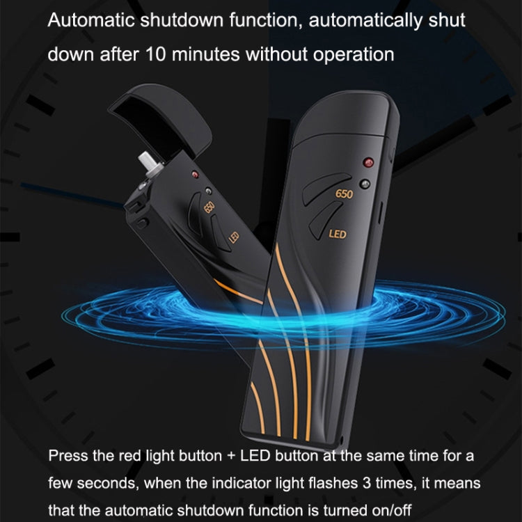 TL-B3-L15 10KM-15KM Mini Rechargeable Fiber Optical Red Light Sources Test Pen Clamshell Light Pen by buy2fix