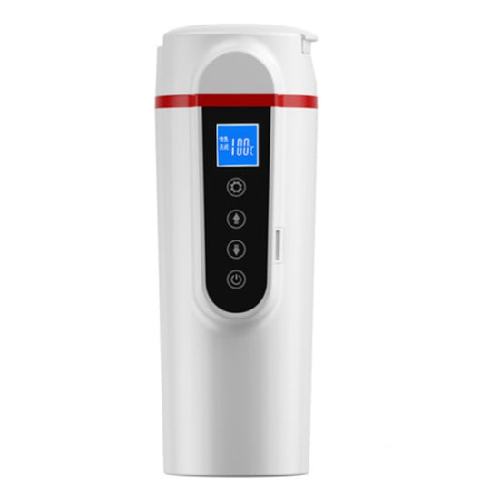 SUITU  HQ-3900 24V/12V Car/Truck Heated Coffee Mug Smart Mug,Spec: Large Screen White