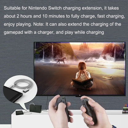 CC0316 1m Type-C / USB-C Male to Female Extension Cable Computer Phone Charging Cable(Black) by buy2fix