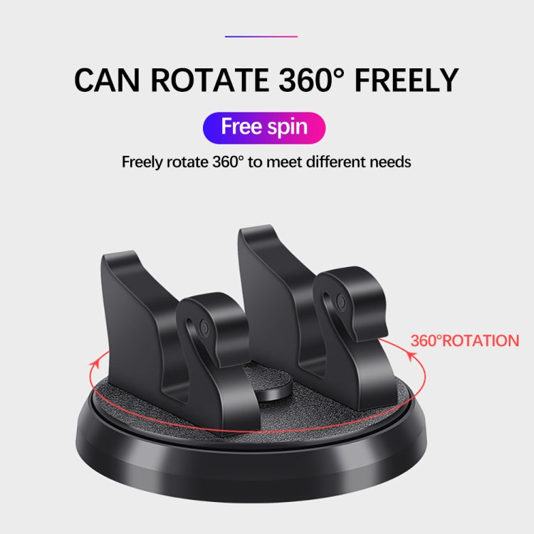 R-2017 Car Mobile Phone Holder 360 Degree Rotatable Swan Stand With Number Plate by buy2fix
