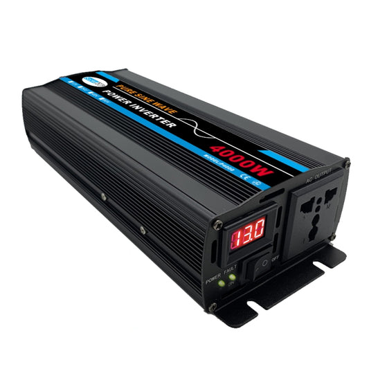 4000W (Actual 800W) 12V to 220V High Power Car Sine Wave Inverter Power Converter - Pure Sine Wave by buy2fix | Online Shopping UK | buy2fix