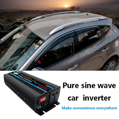 6000W 24V to 220V High Power Car Pure Sine Wave Inverter Power Converter - Pure Sine Wave by buy2fix | Online Shopping UK | buy2fix