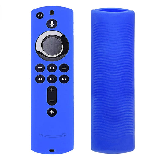 For Amazon Fire TV Stick 4K 2nd Remote Control Anti-Fall Silicone Protective Case(Blue) - Remote Control Covers by buy2fix | Online Shopping UK | buy2fix
