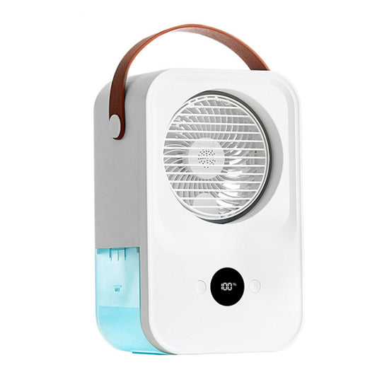 MT-F60 Smart Digital Display USB Charging Air Cooler Desktop Mist Humidification Fan, Mode: Standard Version by buy2fix
