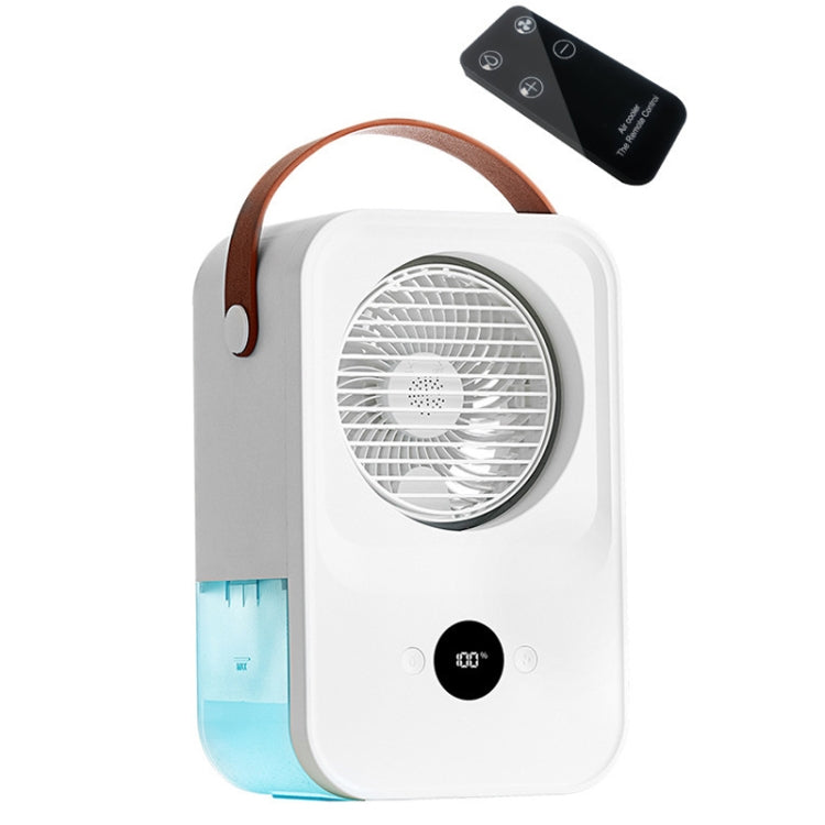 MT-F60 Smart Digital Display USB Charging Air Cooler Desktop Mist Humidification Fan, Mode: Remote Control Version by buy2fix
