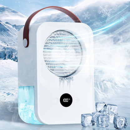 MT-F60 Smart Digital Display USB Charging Air Cooler Desktop Mist Humidification Fan, Mode: Remote Control Version by buy2fix
